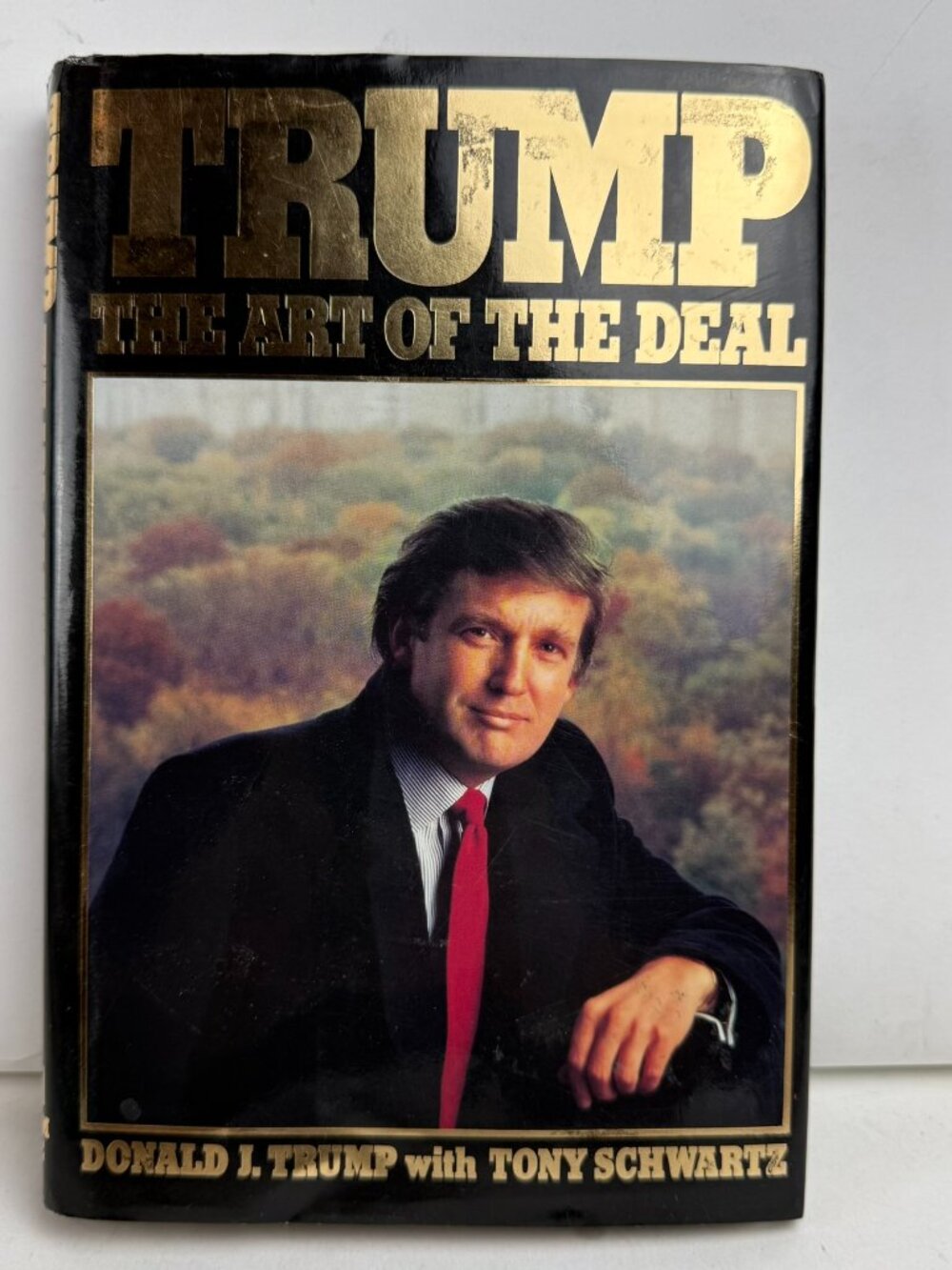 Trump The Art of the Deal Donald Trump Tony Schwartz Vintage Hardcover Book DJ